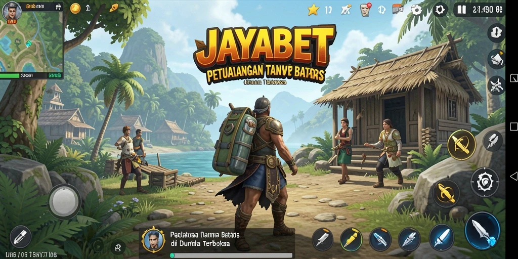 Tampilan gameplay JAYABET yang menarik di dunia terbuka.
