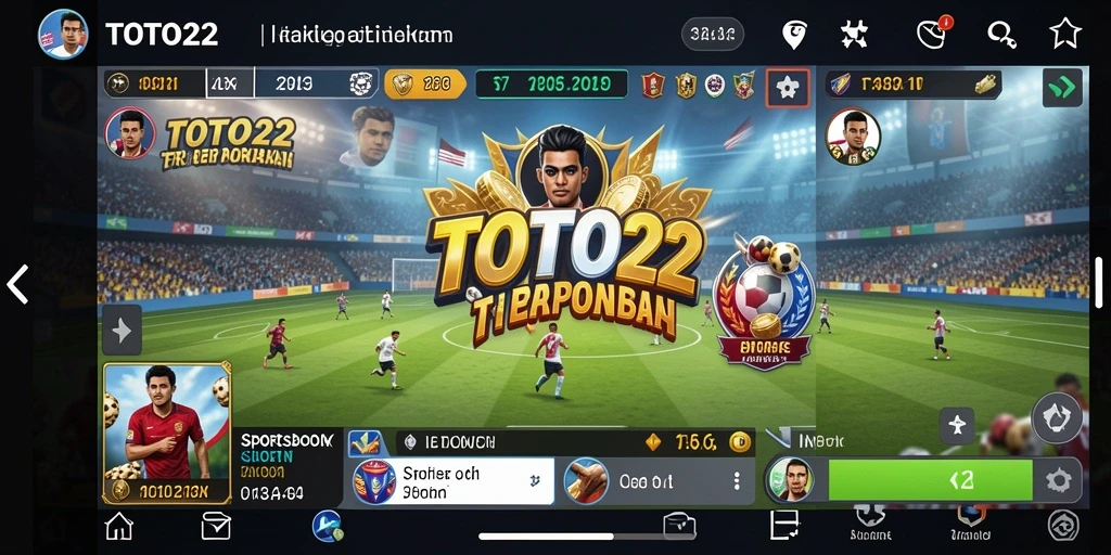 Screenshot TOTO22 menampilkan aksi menarik dalam taruhan olahraga.