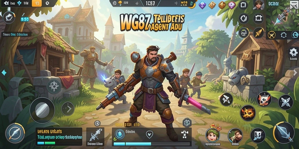 Tampilan antarmuka WG87 yang modern dan fungsional.