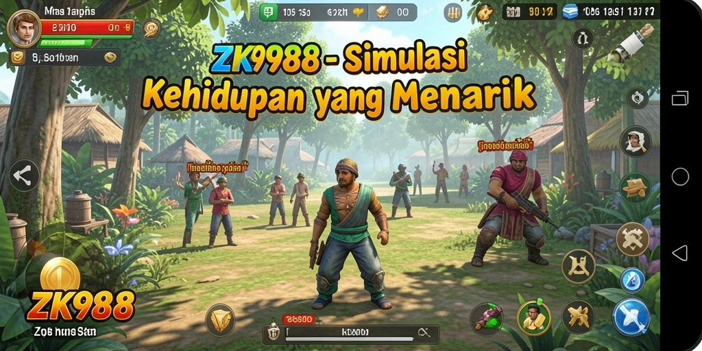 Tampilan gameplay ZK988 yang menarik dan imersif.